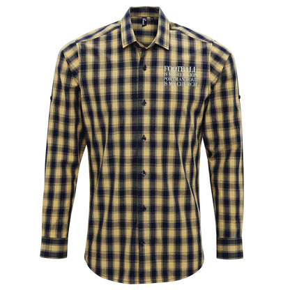 Ipswich Town Portman Road Check Long Sleeve Shirt