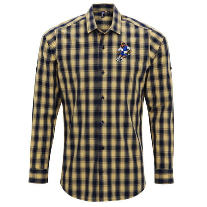 Bristol Rovers Football Check Long Sleeve Shirt