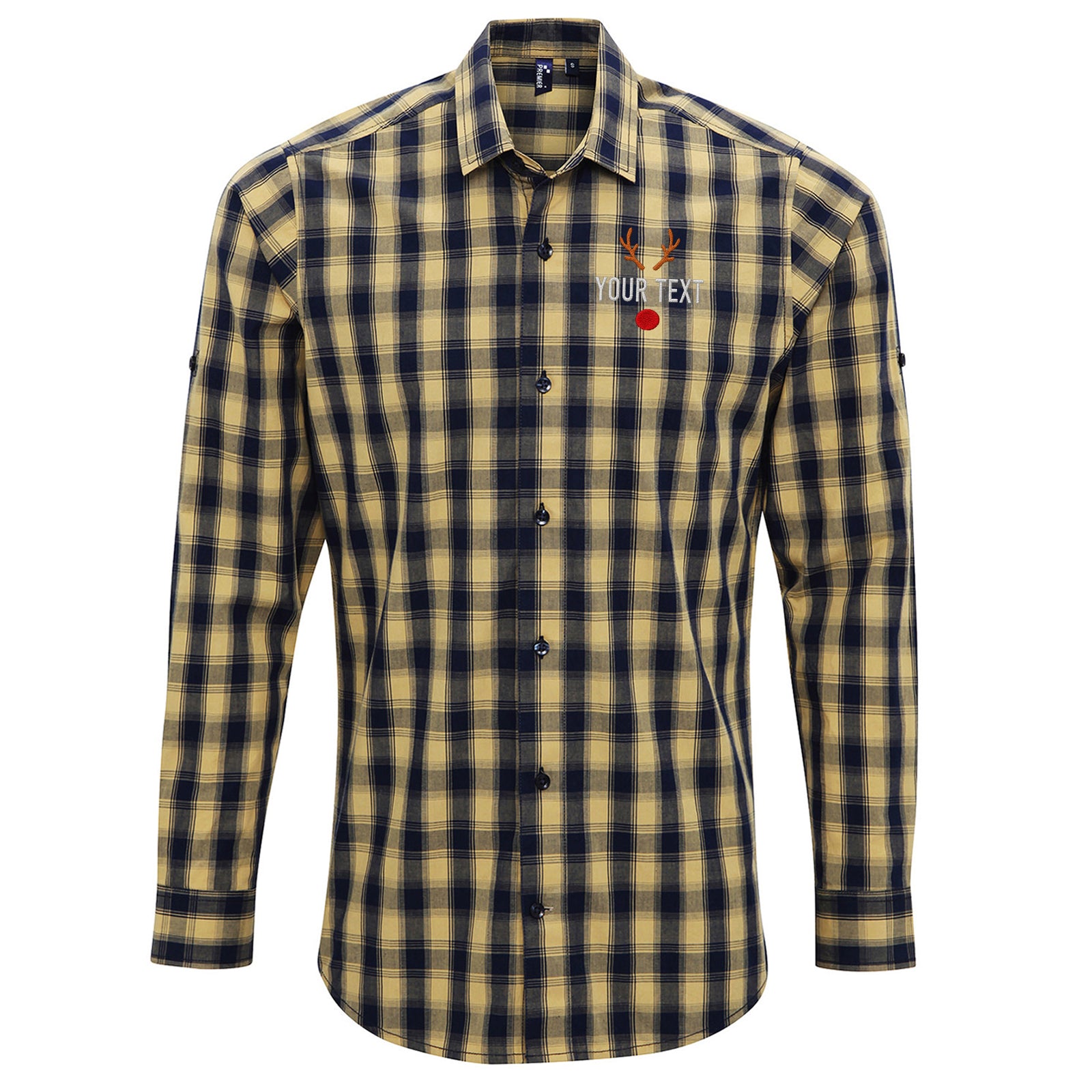 Reindeer Check Long Sleeve Shirt 