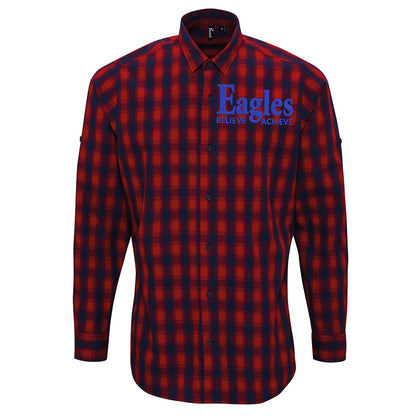 Crystal Palace Soccer Check Long Sleeve Shirt