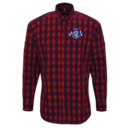 Rovers Keep The Faith Long Sleeve Mulligan Check Shirt