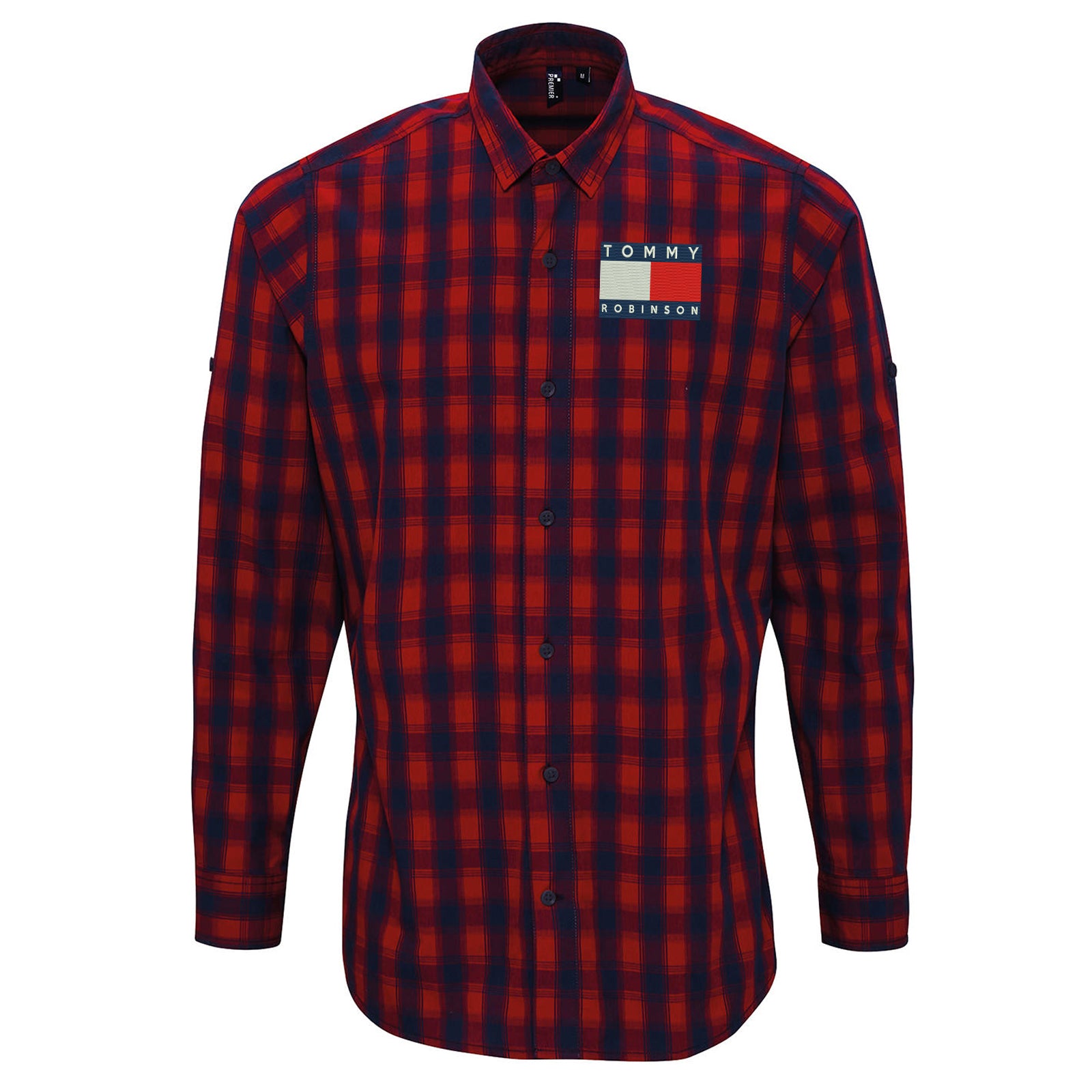 Tommy Robinson Check Long Sleeve Shirt