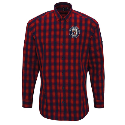 Classic West Bromwich Strollers Check Long Sleeve Shirt