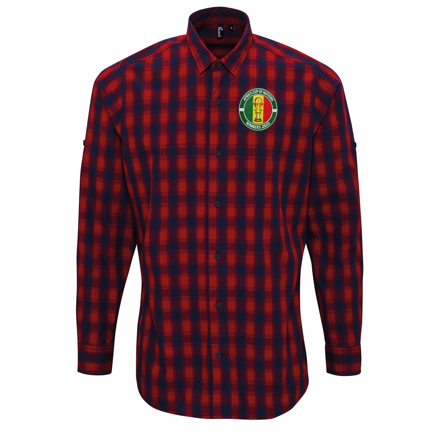 Senegal AFCON Winners 2025 Check Long Sleeve Shirt