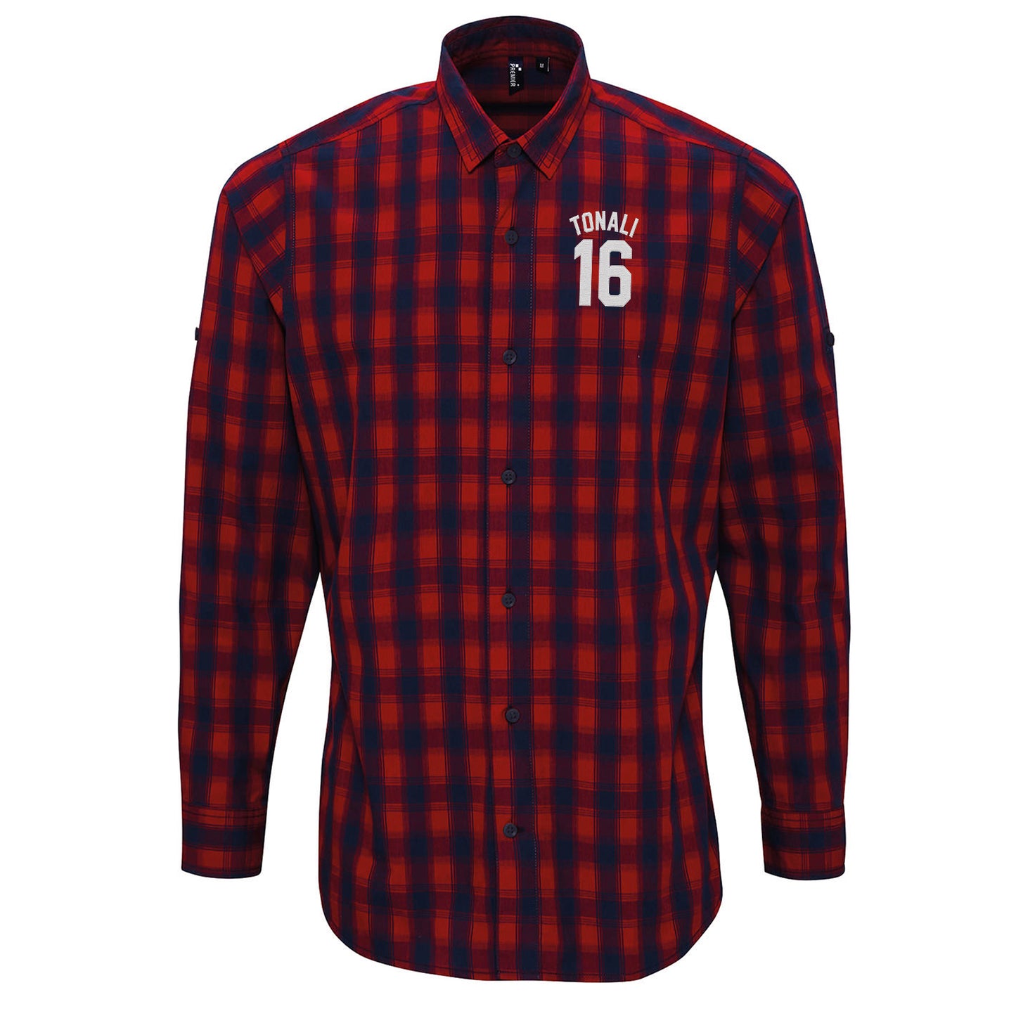 Sandro Tonali Tottenham Football Check Long Sleeve Shirt