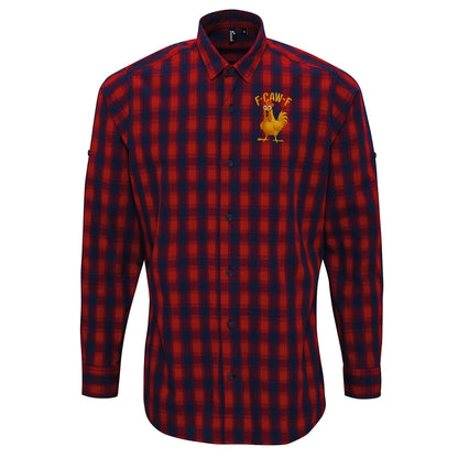 FCAWF Chicken Check Long Sleeve Shirt