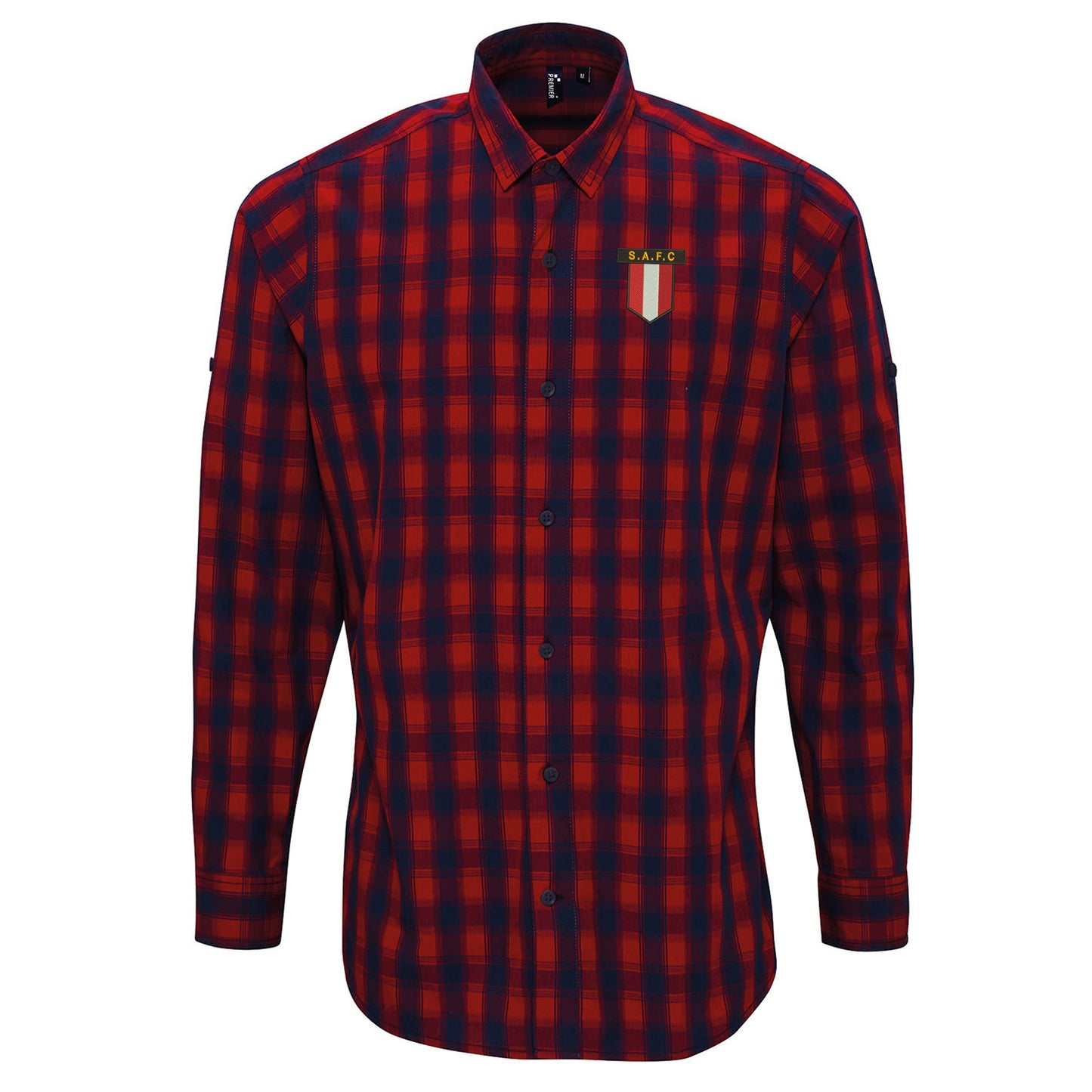 Retro Sunderland 1969 Check Long Sleeve Shirt
