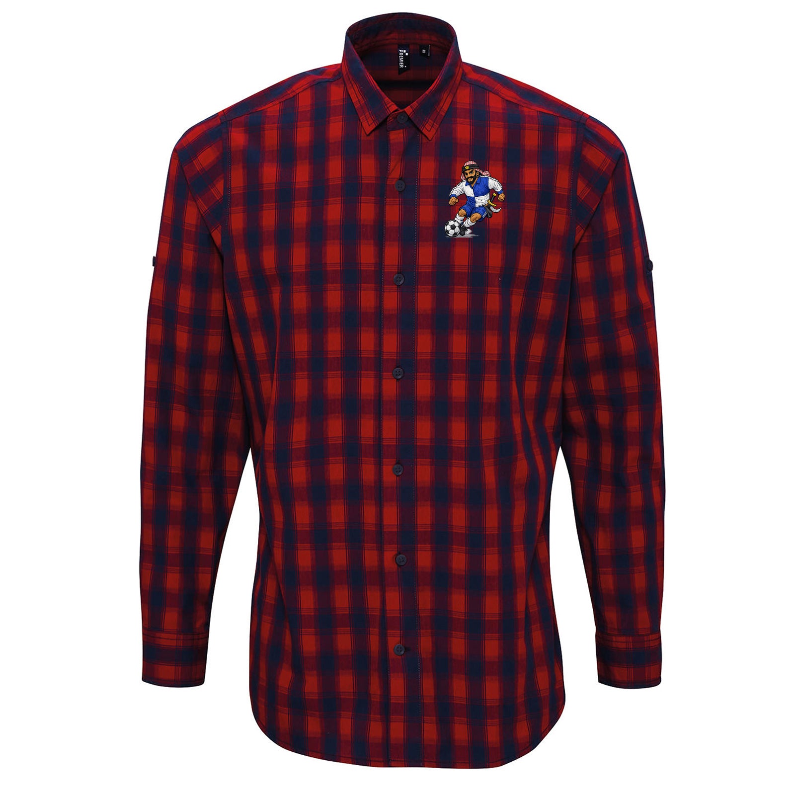 Bristol Rovers Football Check Long Sleeve Shirt
