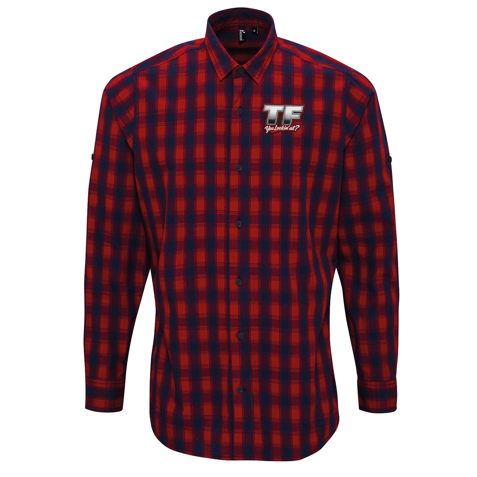 TF You Lookin’ at Check Long Sleeve Shirt 