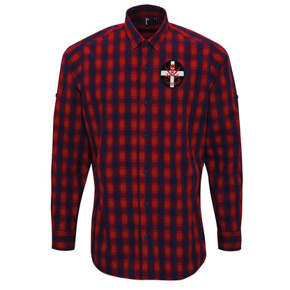 Cornwall Pirate Check Long Sleeve Shirt
