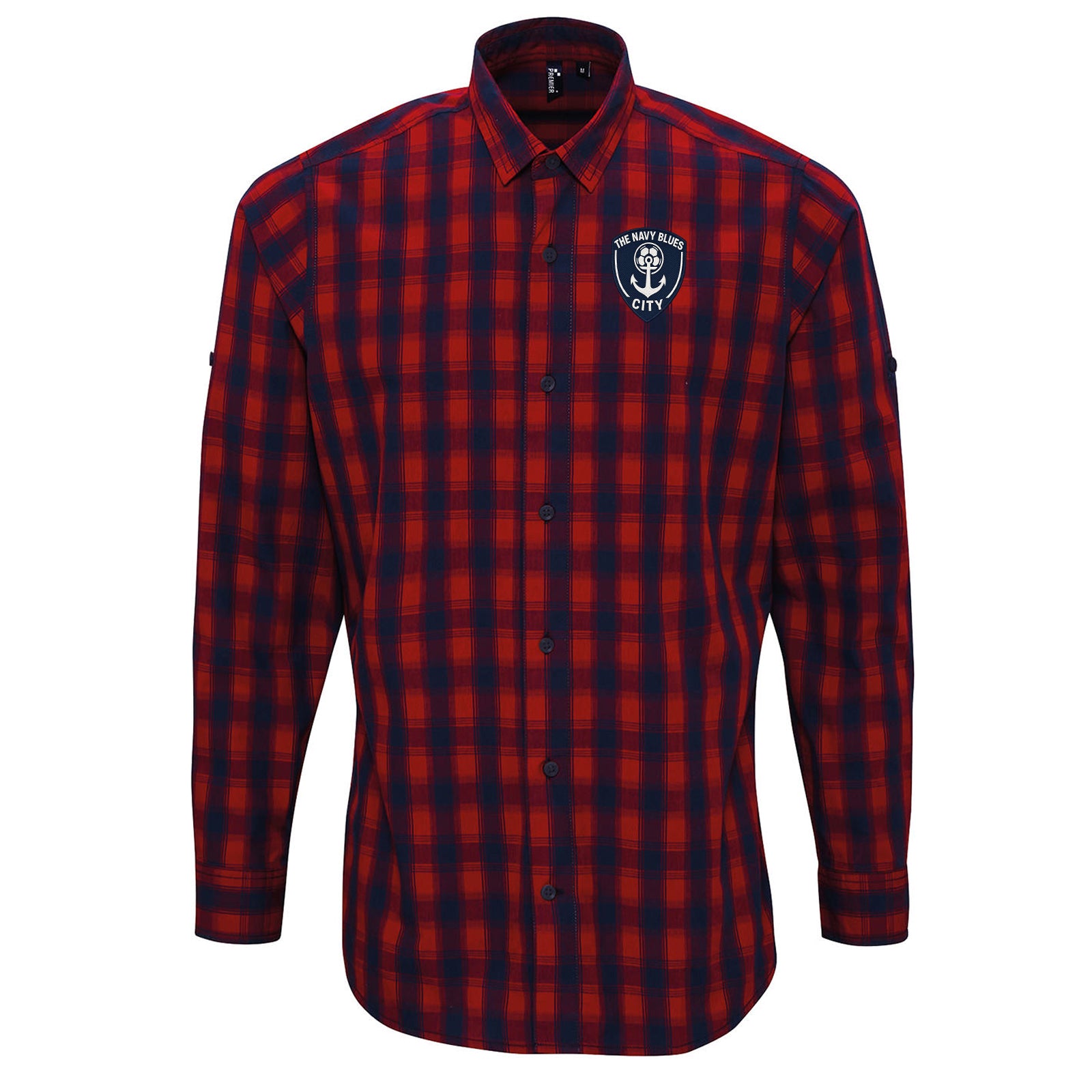 The Navy Blues Auckland City Check Long Sleeve Shirt 