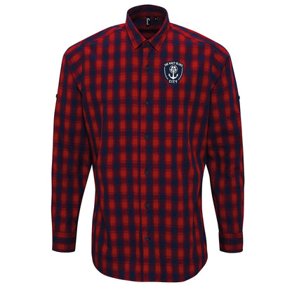 The Navy Blues Auckland City Check Long Sleeve Shirt 
