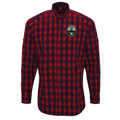 Oasis Knebworth 30th Anniversary 1996-2026 Check Long Sleeve Shirt