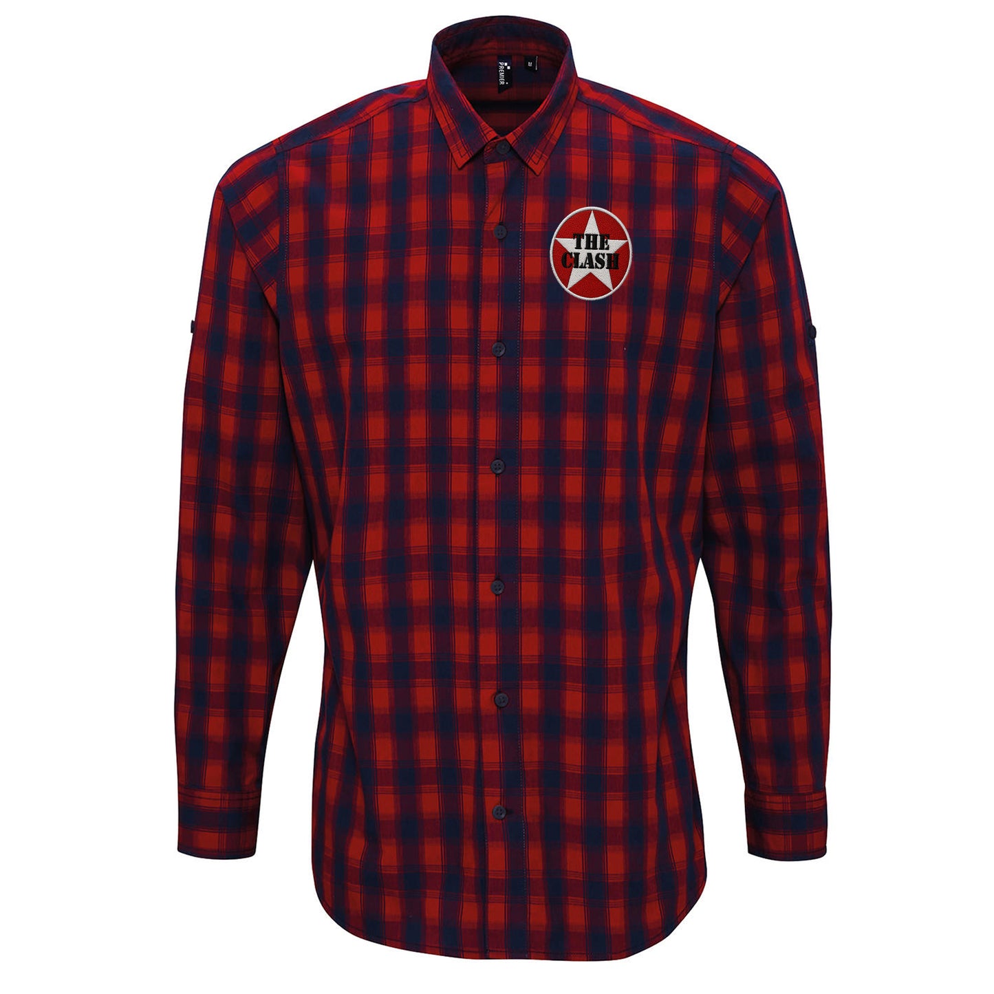 The Clash Band Check Long Sleeve Shirt 