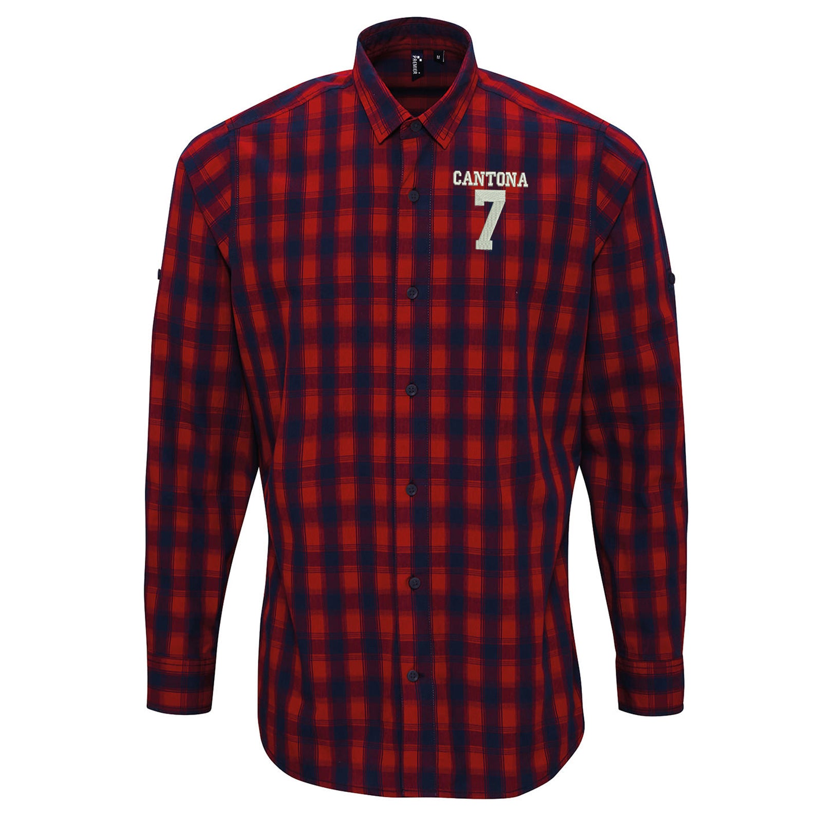 Eric Cantona Check Shirt
