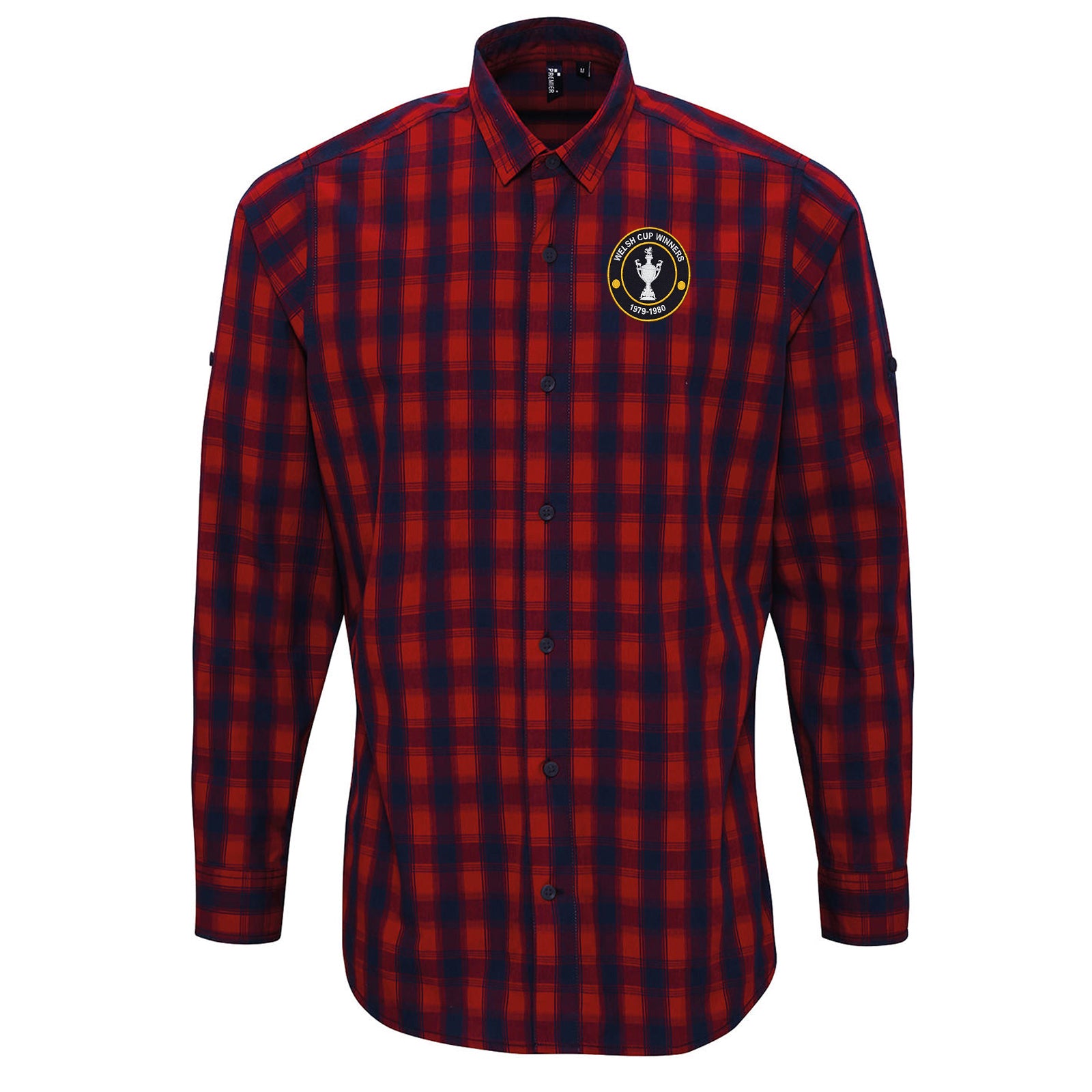Vintage Newport County Check Long Sleeve Shirt