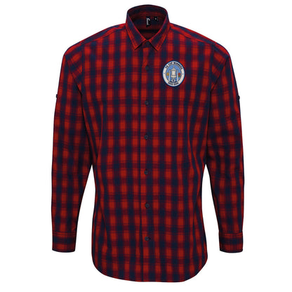 Man City FA Cup Winners 2026 Check Long Sleeve Shirt