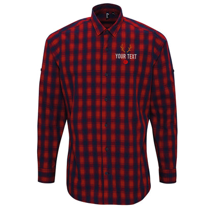 Reindeer Check Long Sleeve Shirt 