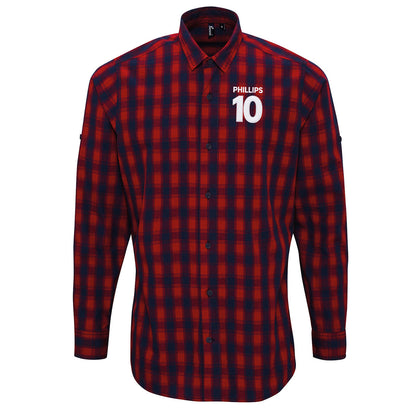 Kevin Phillips Sunderland Check Long Sleeve Shirt