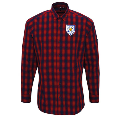 Old School Shrewsbury Town Check Long Sleeve Shirt