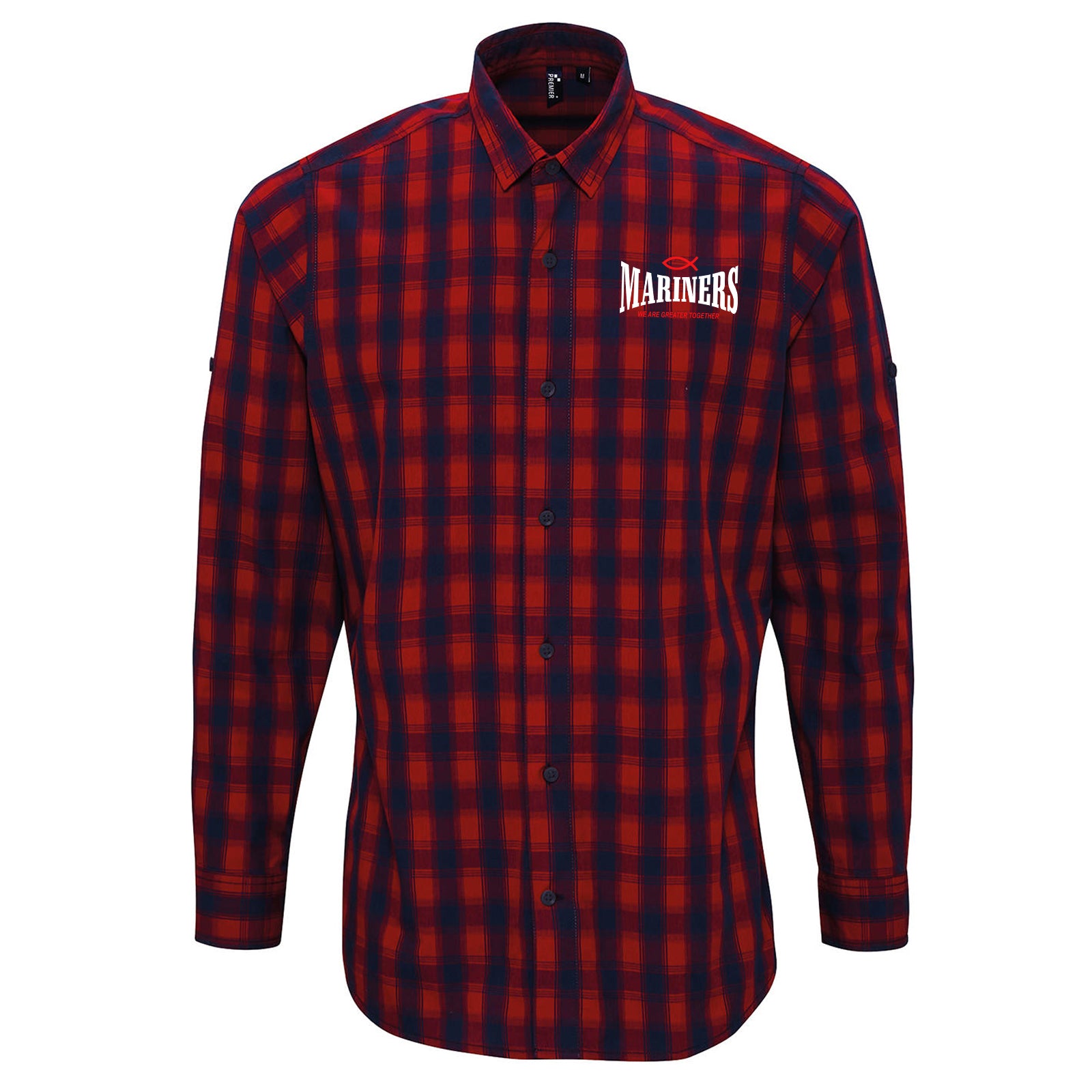 Grimsby Town Mariners Check Long Sleeve Shirt