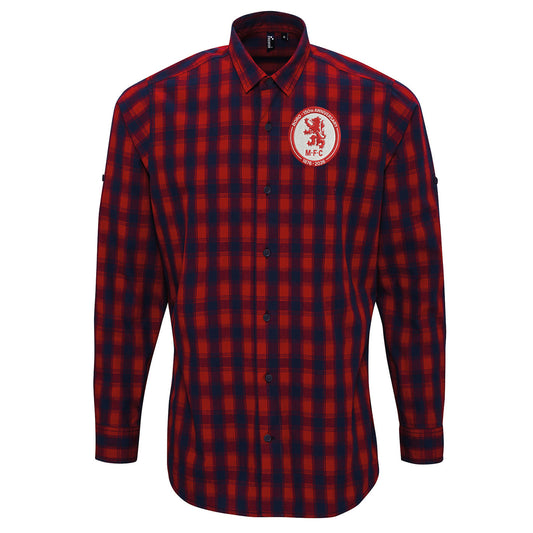 Middlesbrough 150th Anniversary Check Long Sleeve Shirt