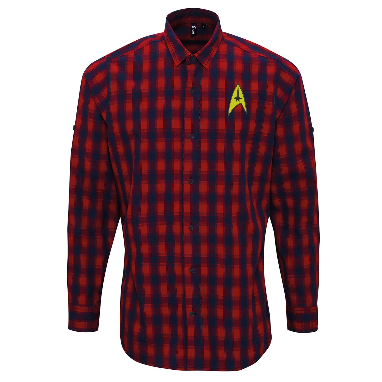 Starfleet Long Sleeve Check Shirt