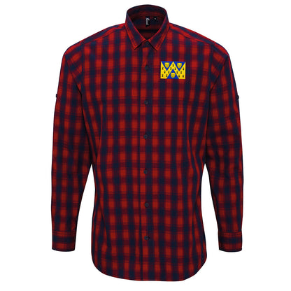 Flag of Shropshire Check Long Sleeve Shirt