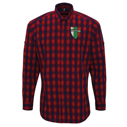 Palestino Football Check Long Sleeve Shirt