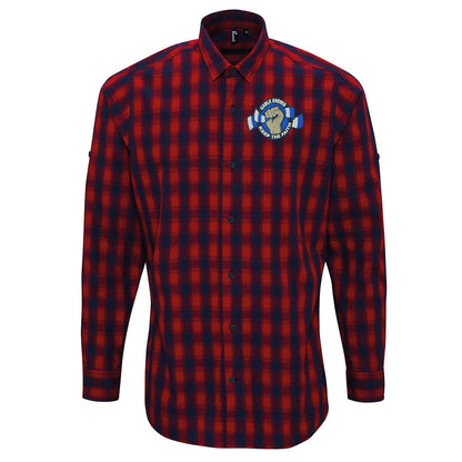 Montrose FC Football Check Long Sleeve Shirt 
