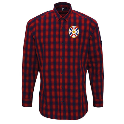 Classic Paraguay Football Check Long Sleeve Shirt