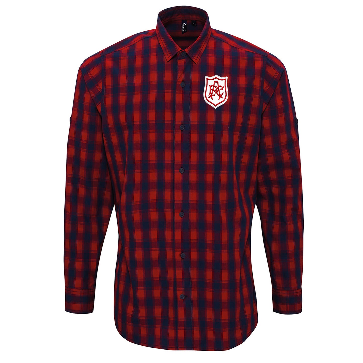 Retro Arsenal 1927 FA Cup Check Long Sleeve Shirt