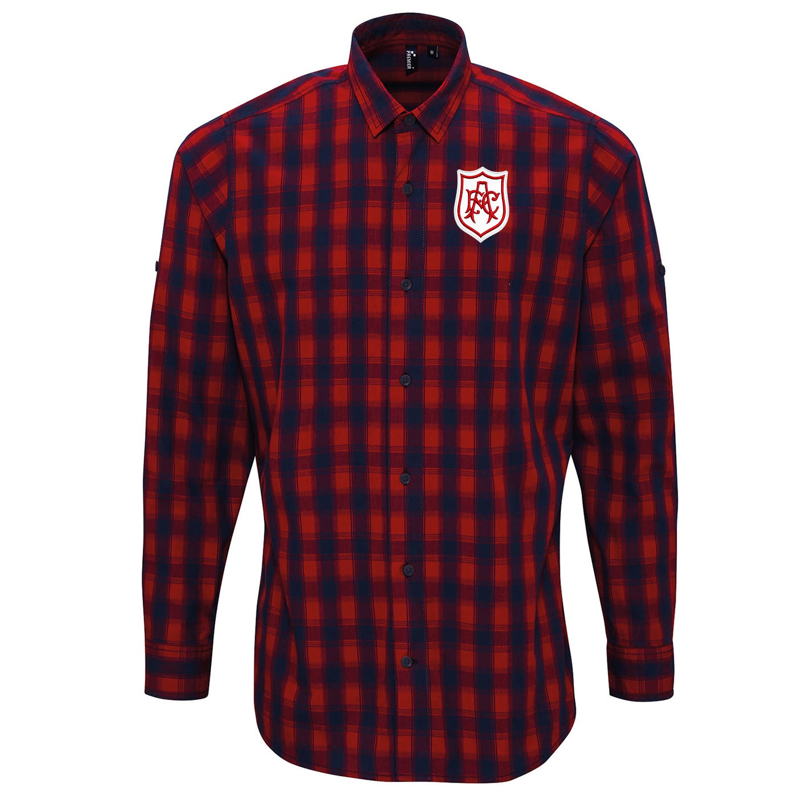 Retro Arsenal 1927 FA Cup Check Long Sleeve Shirt
