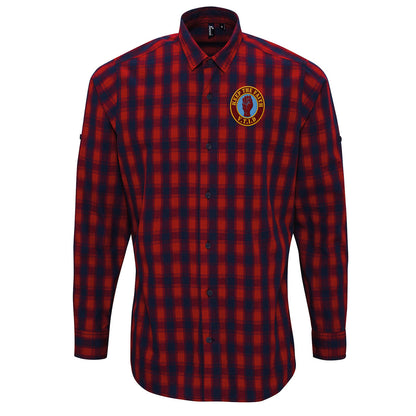 Sandro Aston Villa Til I Die Football Check Long Sleeve Shirt