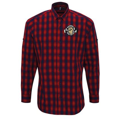 Grimsby Town Football Check Long Sleeve Shirt