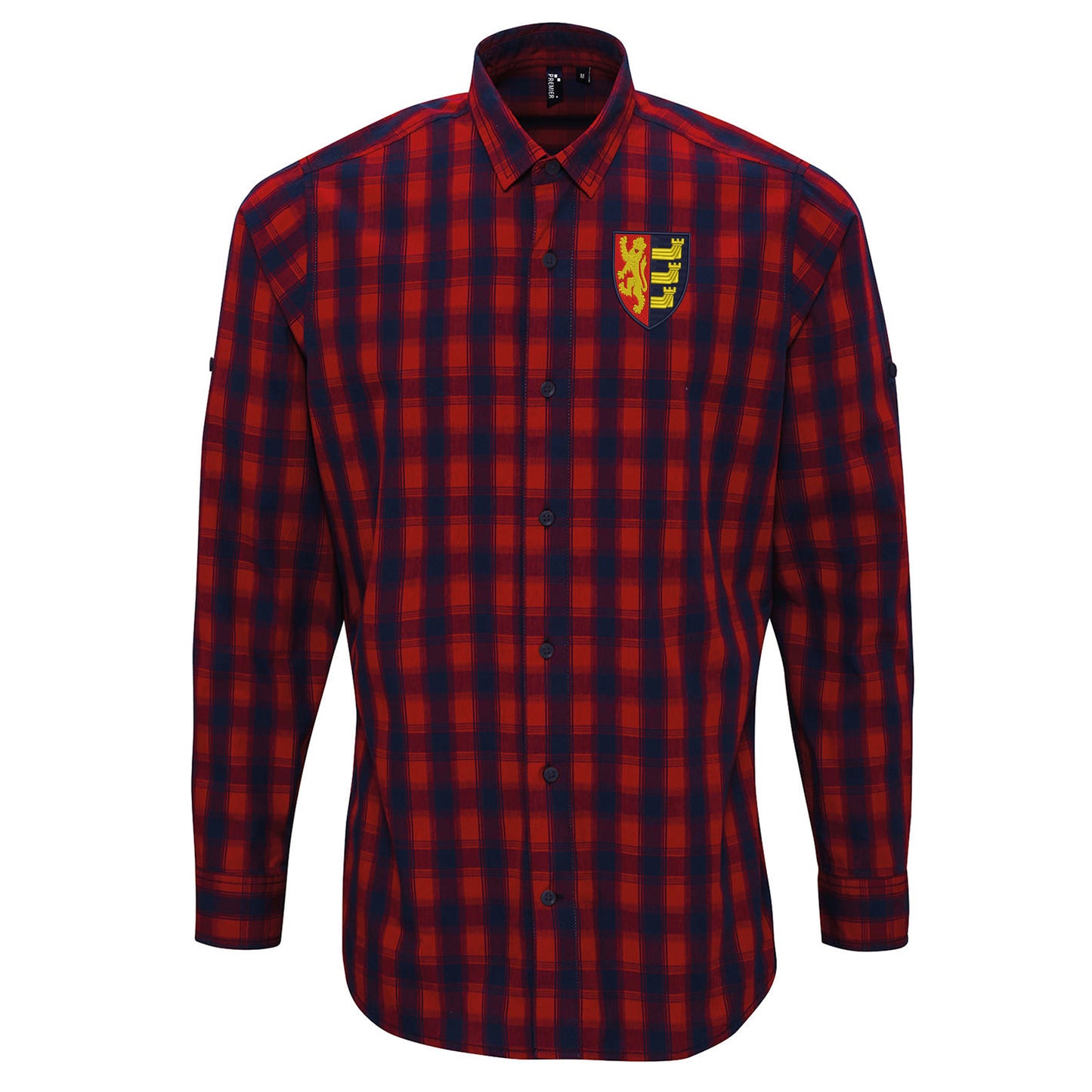 Retro Ipswich Town Check Long Sleeve Shirt