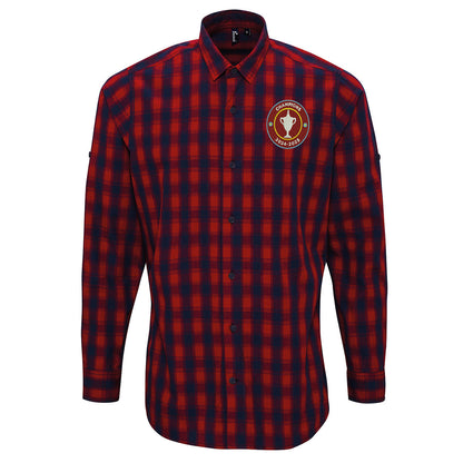 Arbroath FC Check Long Sleeve Shirt