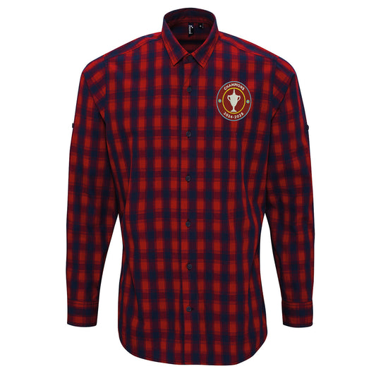 Arbroath FC Check Long Sleeve Shirt
