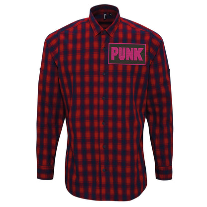 CM Punk Check Long Sleeve Shirt 
