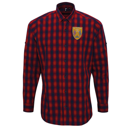 British Racing & Sports Car Club Check Long Sleeve Shirt 