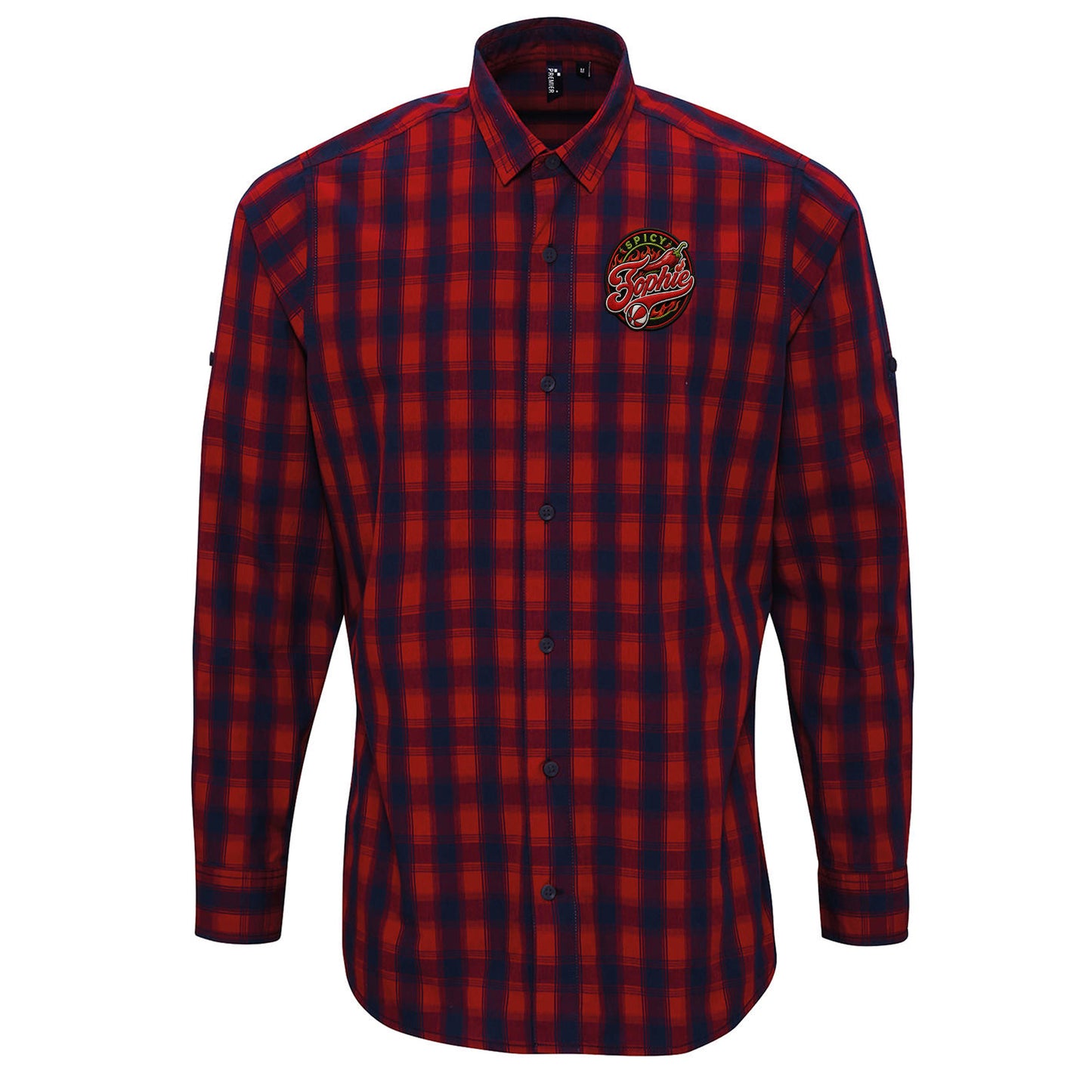 Spicy Sophie Cunningham Basketball Check Long Sleeve Shirt