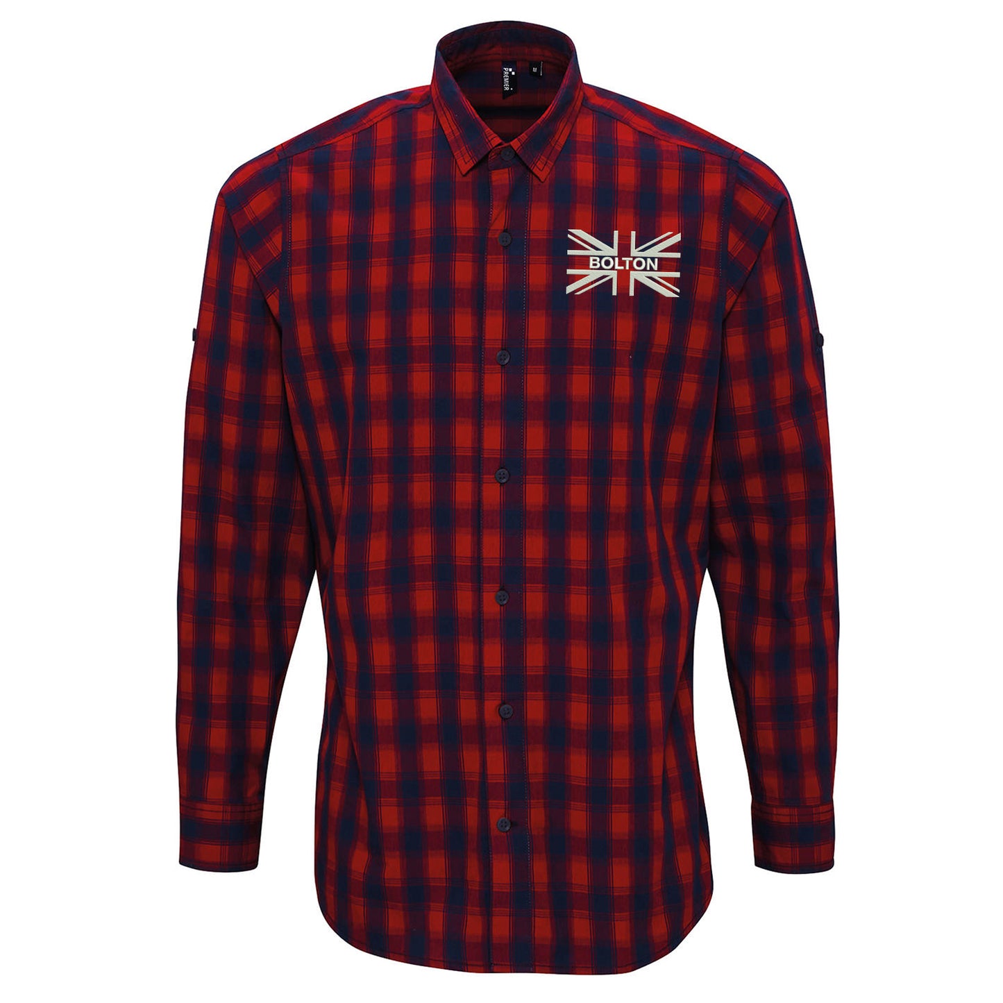 Bolton Wanderers Flag Check Long Sleeve Shirt