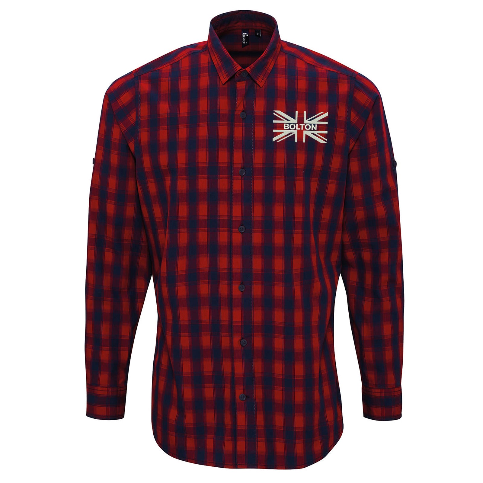 Bolton Wanderers Flag Check Long Sleeve Shirt