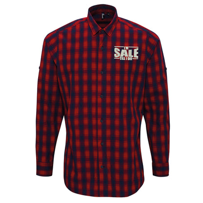 Sale Sharks Check Long Sleeve Shirt