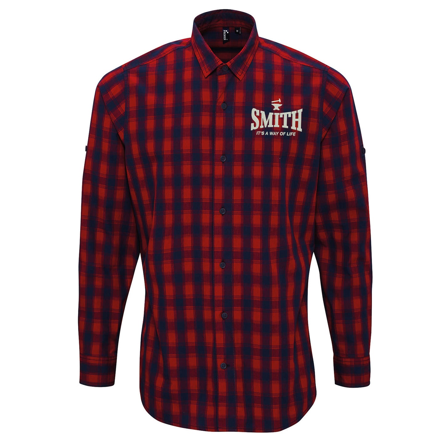 Smith Embroidered Check Shirt