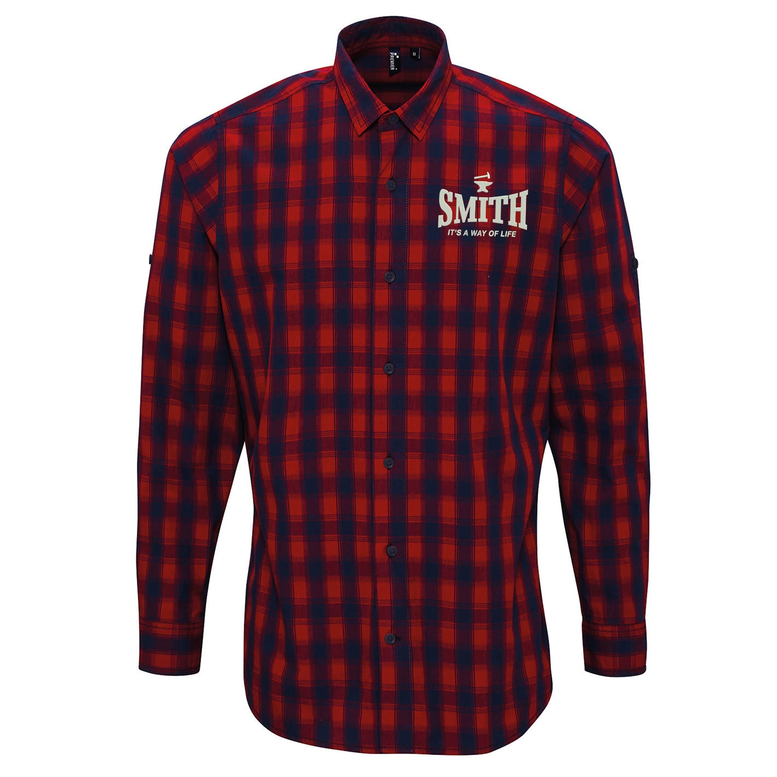 Smith Embroidered Check Shirt