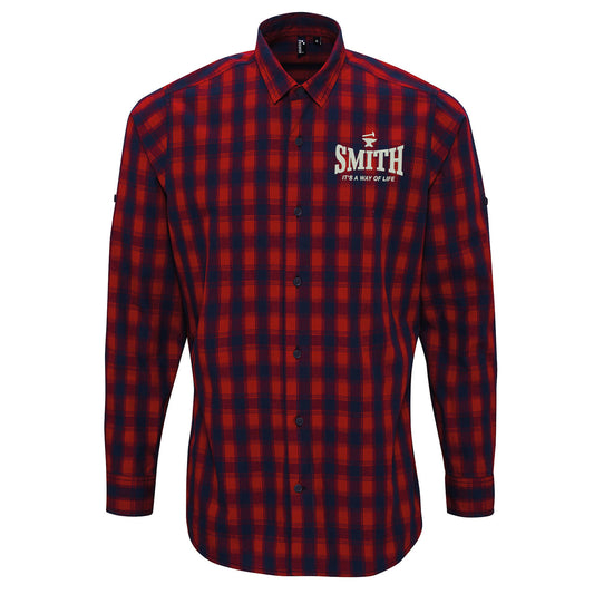 Smith Embroidered Check Shirt
