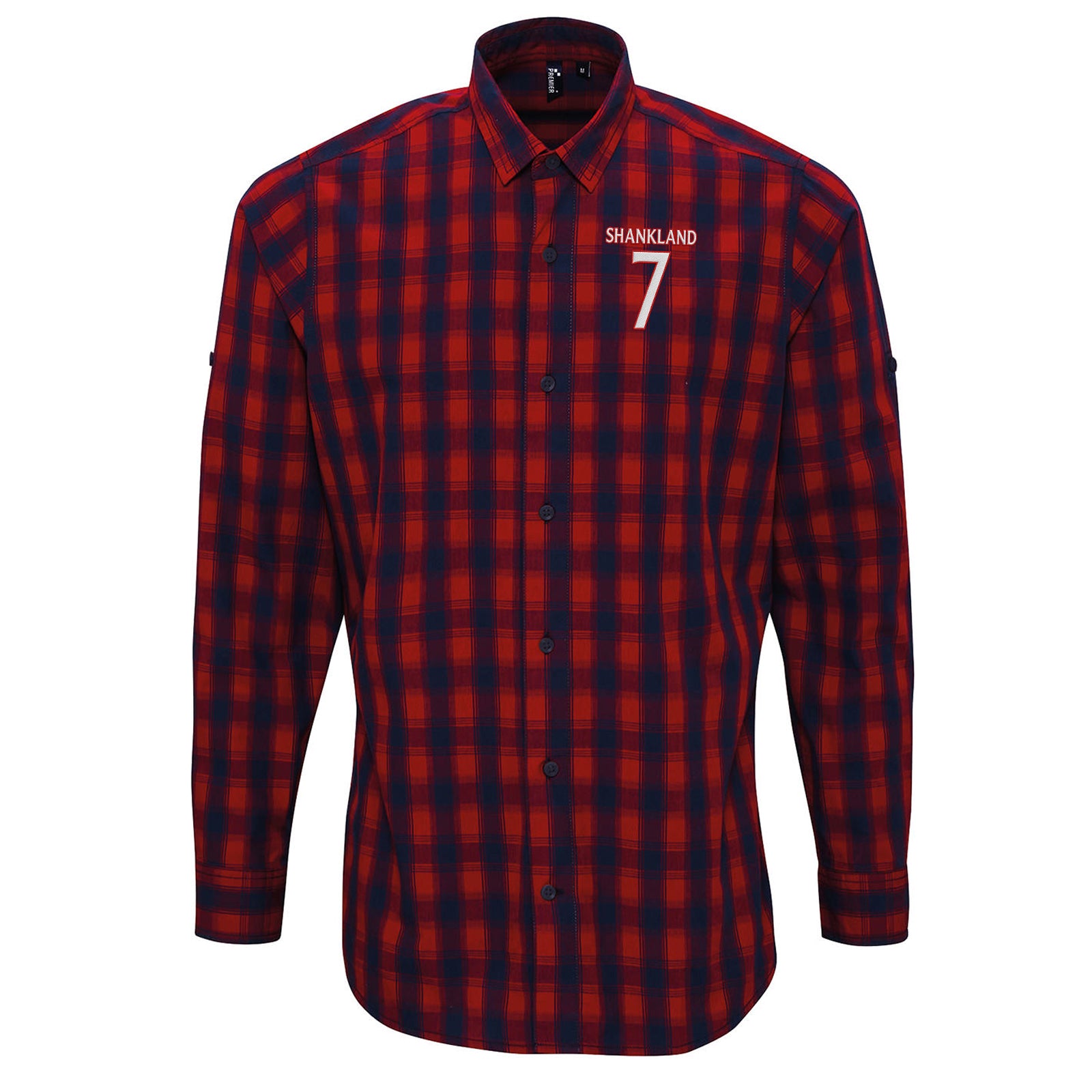 Lawrence Shankland Rangers Football Check Long Sleeve Shirt