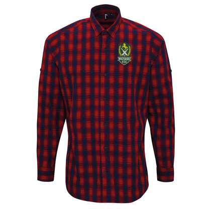 Wiltshire County Cricket Club Check Long Sleeve Shirt