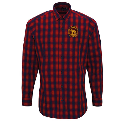 I Giallorossi 1927 Check Long Sleeve Shirt